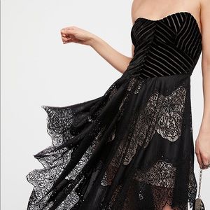 NWOT Free People Dark Fairy Midi Dress